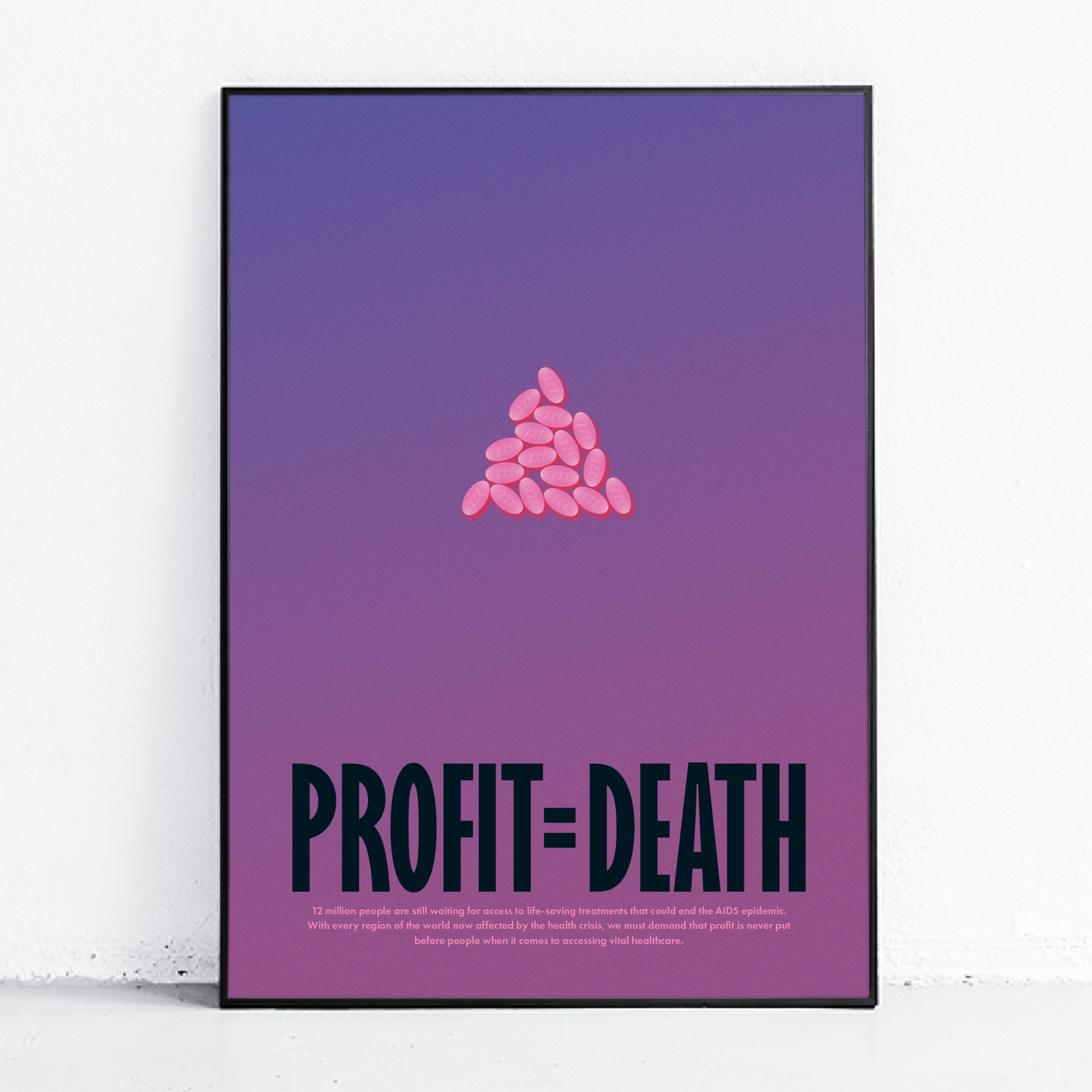 PROFIT = DEATH Art Print