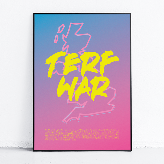 TERF WAR Art Print
